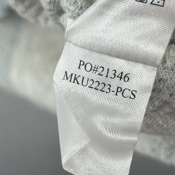 FAHERTY Hoodie Mens XL Biarritz Pacific Break Stripe Textured Boho Cotton Gray - Picture 13 of 16